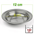 12 cm Krom Çelik Kahvaltılık ve Meze Kasesi 140 ml | Çerezlik, Sosluk, Sunum Kasesi -KASE129