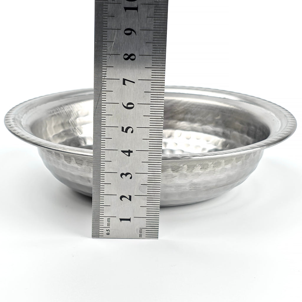 14 cm Krom Çelik Kahvaltılık ve Meze Kasesi 240 ml | Çerezlik, Sosluk, Sunum Kasesi -KASE1411