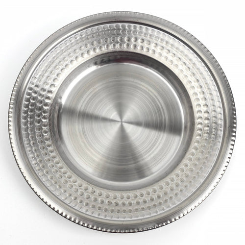 23 cm Derin Servis Tabağı - Paslanmaz Çelik Sunum Tabağı (1 - 4 - 6 - 12 - 30 - 100 Adet) - Binbir Trend