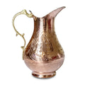 El Yapmı Keski Işlemeli Bakır Sürahi 1900 Ml