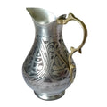 El Yapmı Keski Işlemeli Eskitme Bakır Sürahi 1900 Ml