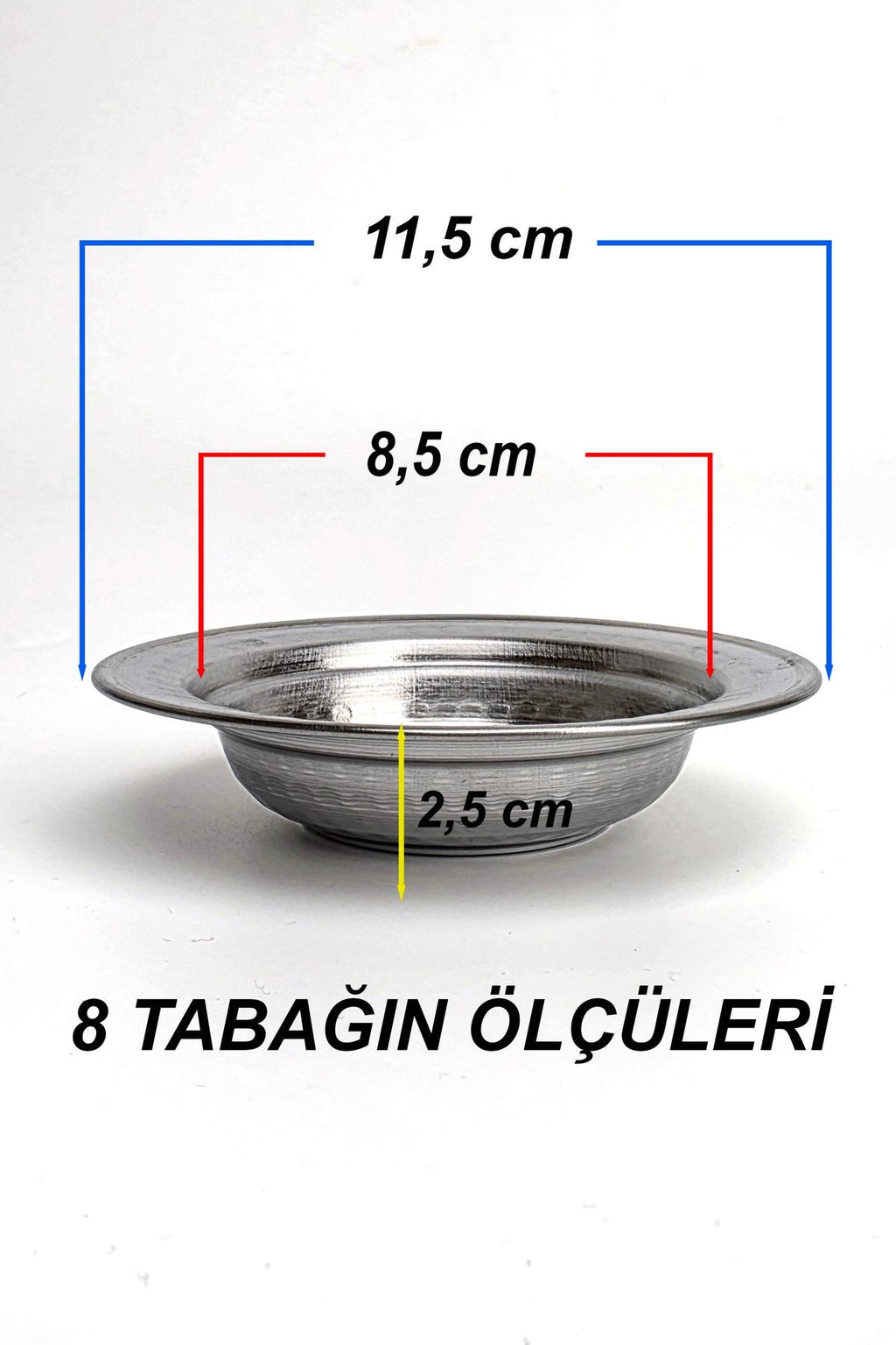 Krom Çelik 42 cm Serpme Kahvaltı Servis Takımı - Binbir Trend
