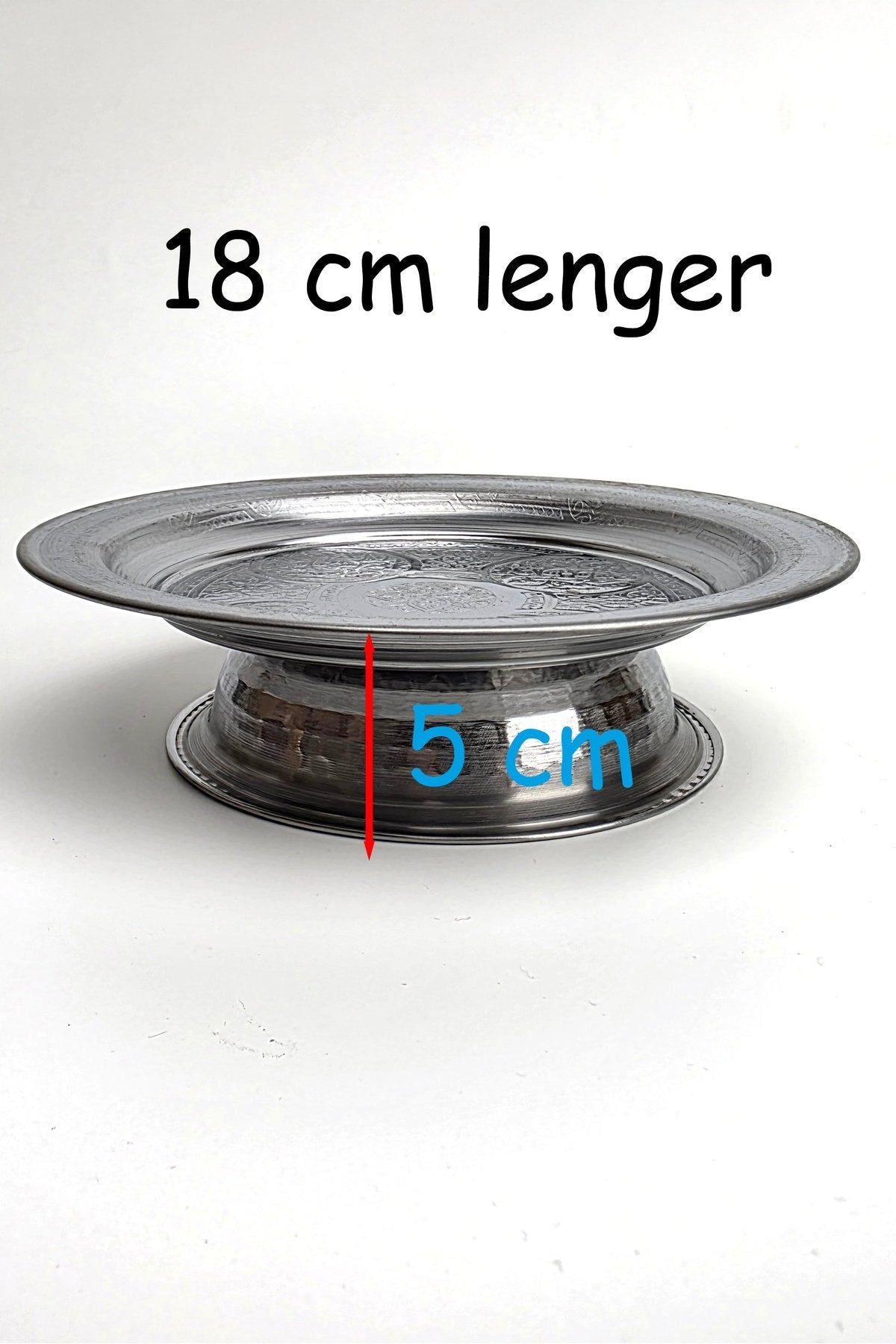 Krom Çelik 42 cm Serpme Kahvaltı Servis Takımı - Binbir Trend