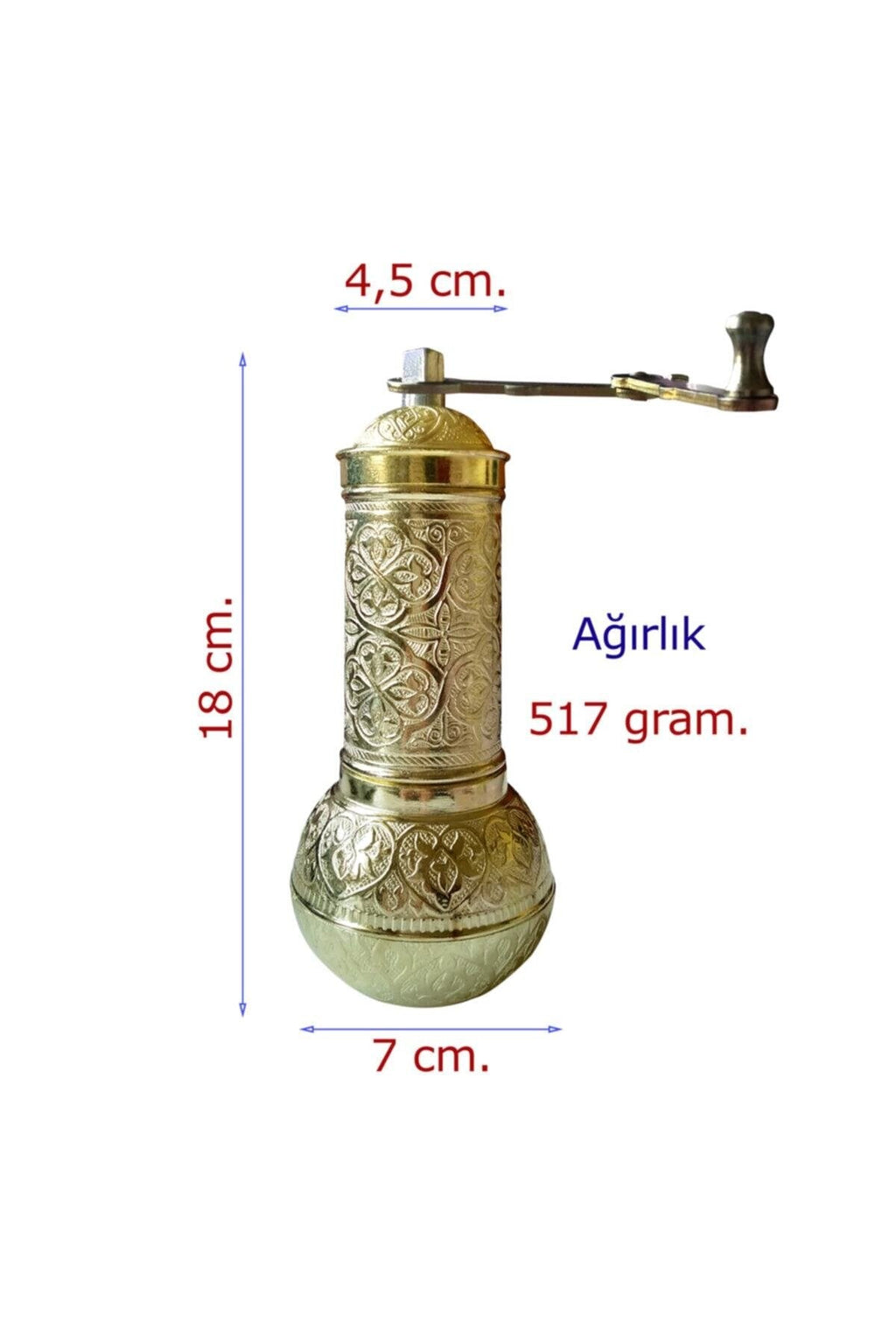 Nostaljik Osmanlı Kahve Değirmeni Ve Baharat Değirmeni Btb - 654 - Binbir Trend
