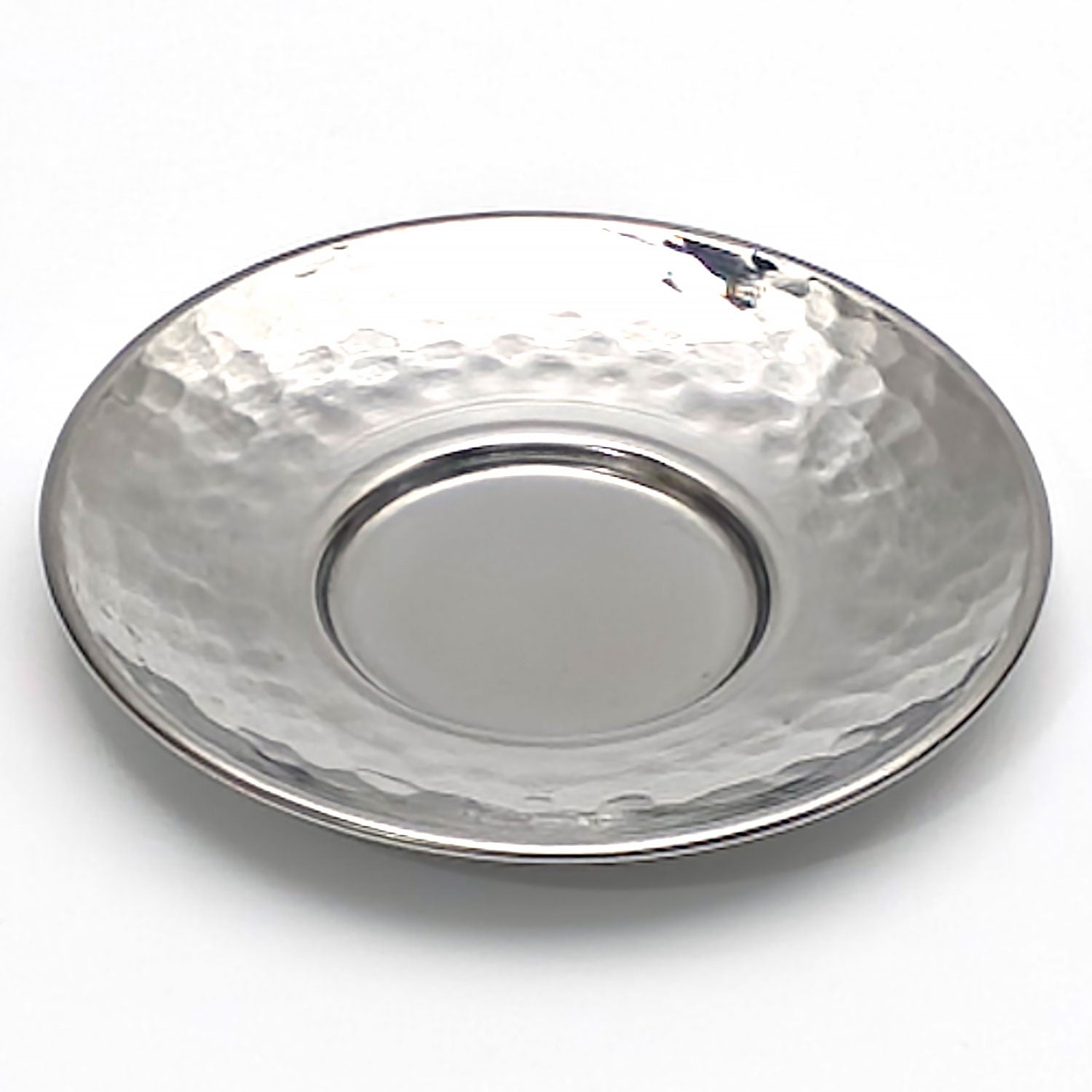 Paslanmaz Çelik Çekiç Dövmeli Çay Tabağı 10 cm – 6 / 12 / 50 / 100’lü Set Seçenekleri