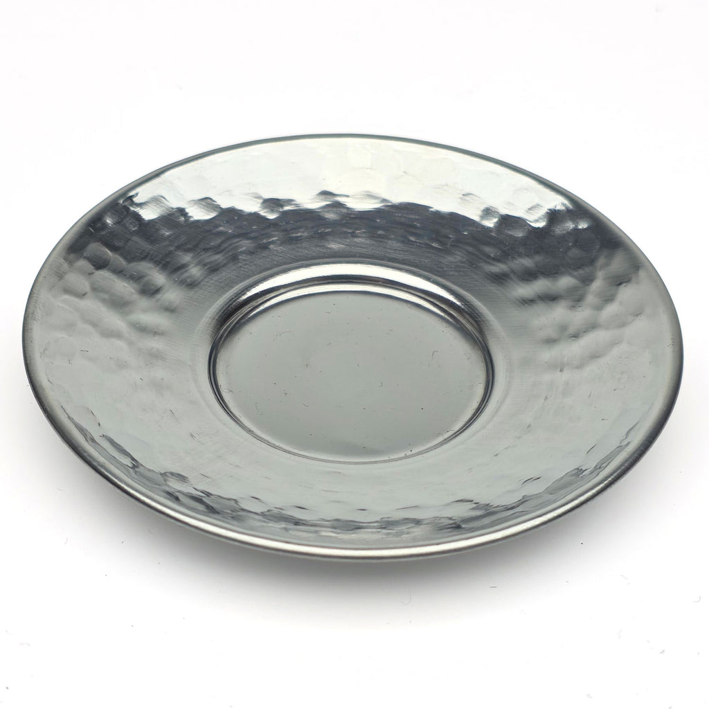 Paslanmaz Çelik Çekiç Dövmeli Çay Tabağı 10 cm – 6 / 12 / 50 / 100’lü Set Seçenekleri