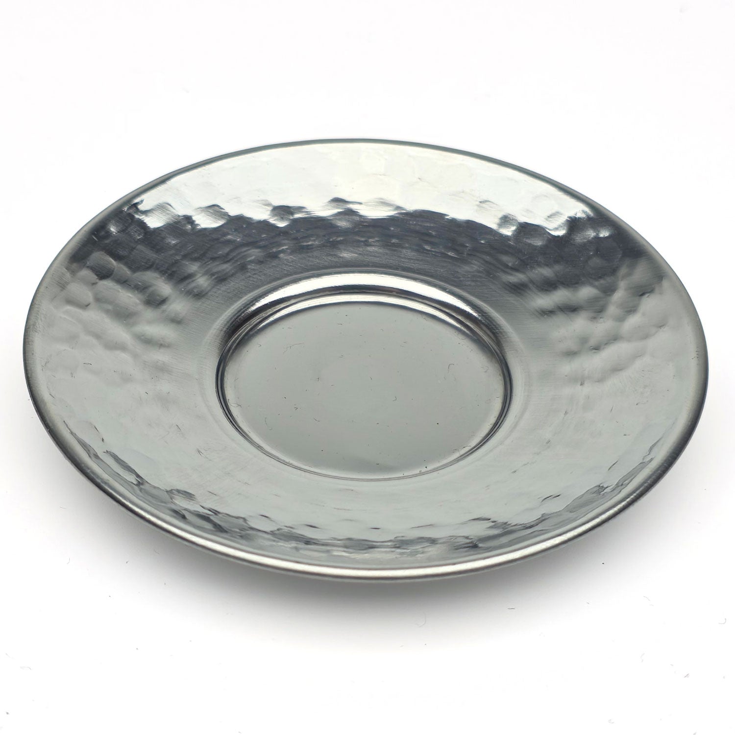 Paslanmaz Çelik Çekiç Dövmeli Çay Tabağı 10 cm – 6 / 12 / 50 / 100’lü Set Seçenekleri