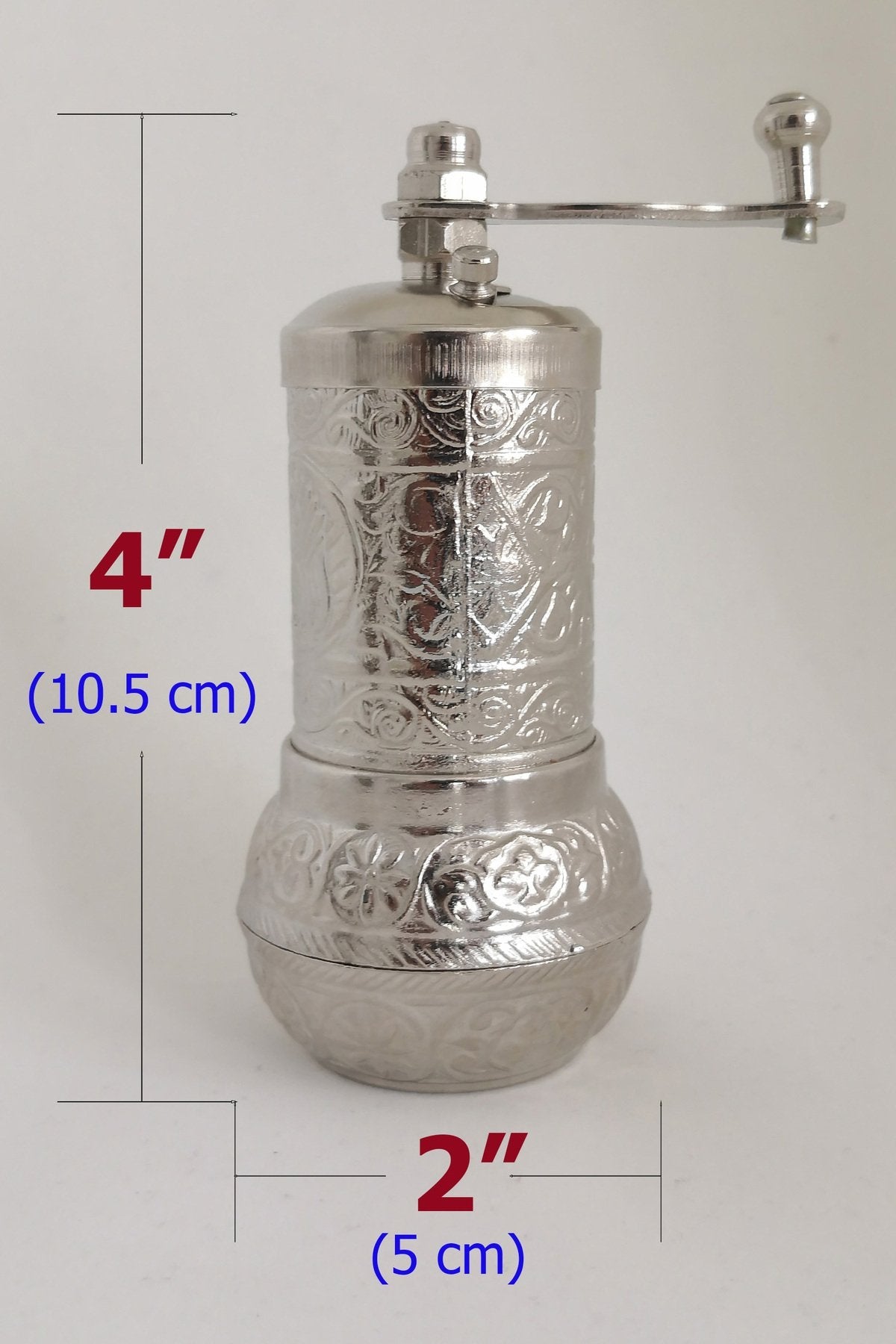 Zamak Döküm Mini Biber Değirmeni, Baharat Değirmeni (6 Renk) - Binbir Trend